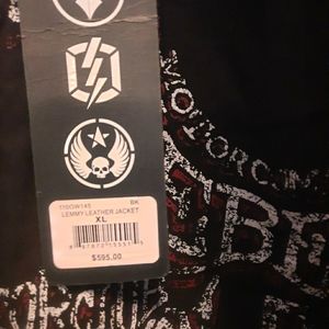 Affliction Black leather Jacket